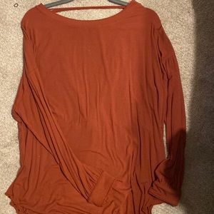 Free people open back tunic